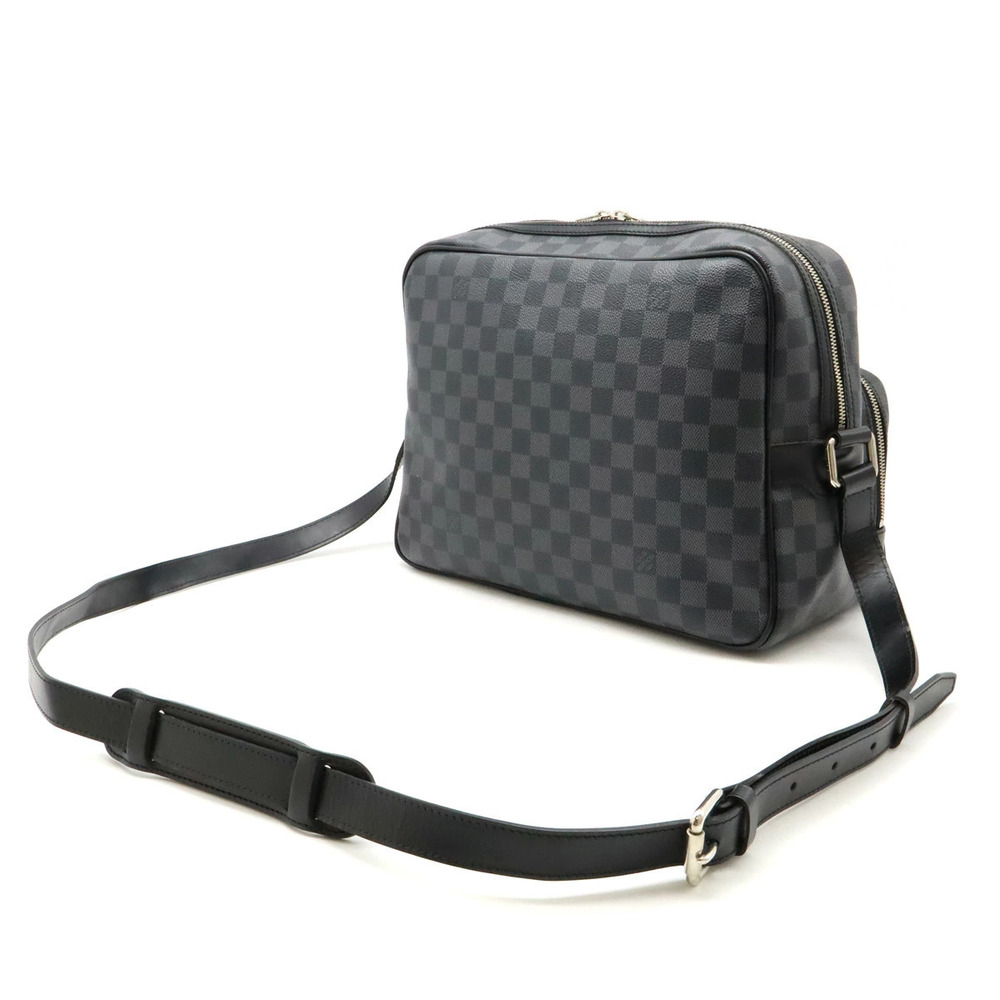 Louis Vuitton Io Graphite Damier Black Messenger Crossbody Black